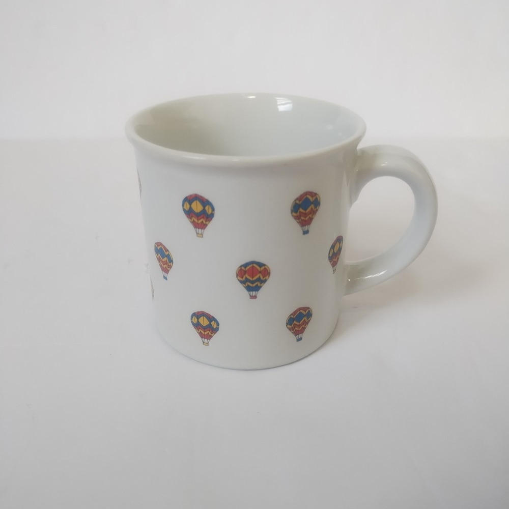 Horchow Hot Air Balloon Mug Vintage Made in Japan Retro